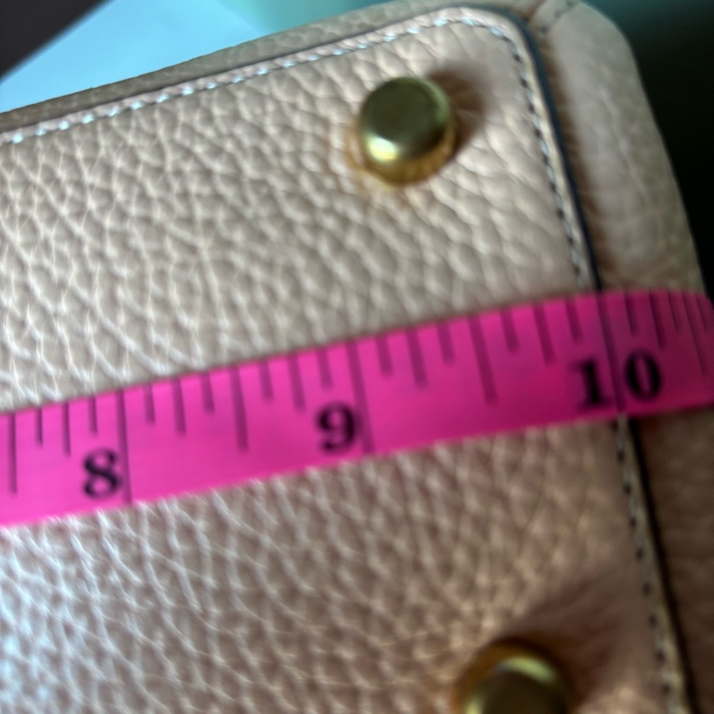 COACH Shay Style 601 Pebbled Leather Shoulder & Crossbody Bag in Blush Peach - Picture 10 of 12